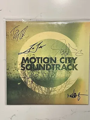 Motion City Soundtrack-Go Exclusive LP  AUTOGRAPHED BY BAND # / 500 Green Vinyl • $110