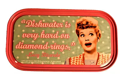 I Love Lucy  Dishwater  Magnetic Mini Tin Sign By Vandor • $12.95