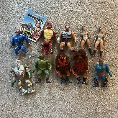 Huge 80s 1980’s Vintage MOTU He-Man Lot Figurines Figures • $19.99