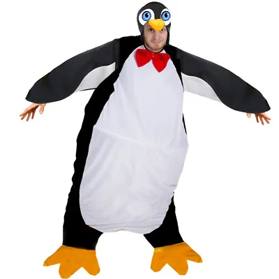 £22.99 • Buy Fat Penguin Costume Christmas Hat Adults Xmas Funny Novelty Bird Fancy Dress