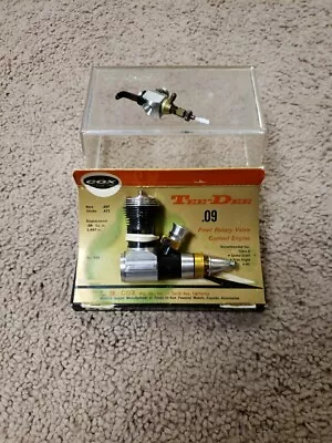 Cox .09 - COX Engine - COX TEE-DEE .09 Front Rotary Valve  Rare - NIB - No 210 • $421.50