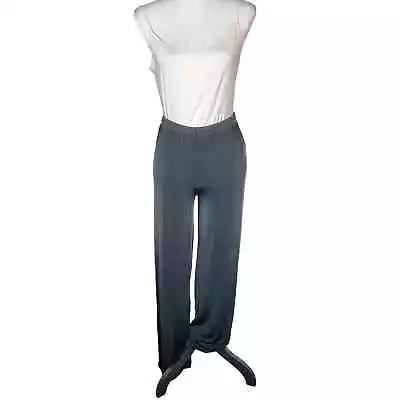 Vintage BCBG Max Azria Black Stretch Straight Leg Pants Size Small • $35