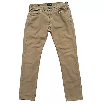 J.Crew Corduroy Pants Mens Size 32x32 Chino 484 Slim Fit Stretch Brown • $21.95