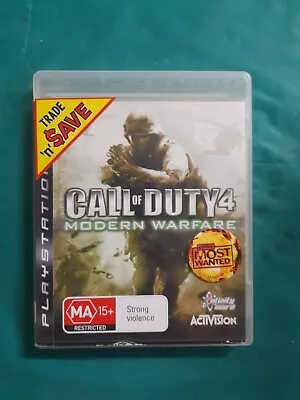 Call Of Duty 4 Modern Warfare Ps3 • $6.70