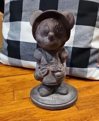 1997 Minnie Mouse Bronze Tone Statue The Garderner  • $35.99