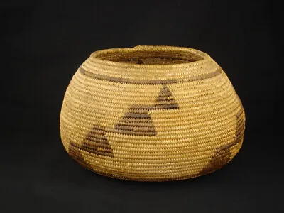 A  Mission Basket Native American Indian Basket Circa: 1915 • $1095