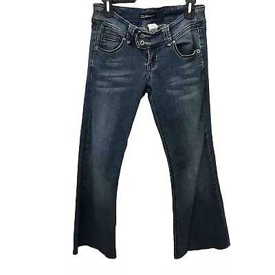 Z. Cavaricci Low Rise 29”x37” Flared Cotton Spandex Denim Jeans Size 5 Juniors • $16.99