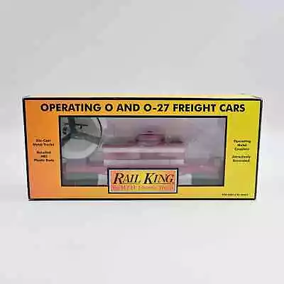 Rail King MTH O Gauge  Red Cross Flat Car W/ Operating Helicopter 30-7942 • $90