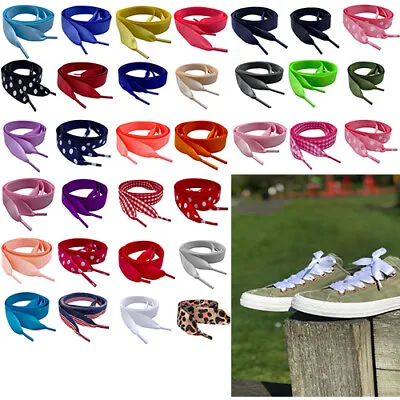 Ribbon Laces™ Shoe Laces Ideal Replacement Laces For Trainers Adults Or Kids • £2.65