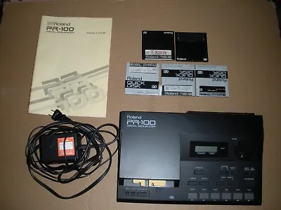 Vintage Roland PR-100 Digital MIDI Sequencer W/ 5 Quick Discs & OEM Power Supply • $112