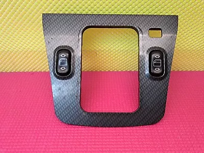 97-04 Mercedes R170 SLK230 Center Dash Carbon Fiber Shifter Bezel W/ Switches • $49.85