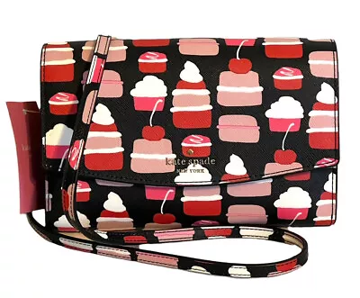 £76.46 • Buy Kate Spade Laurel Way Mini Pastries Winni Cupcakes Phone Crossbody Bag, Novelty