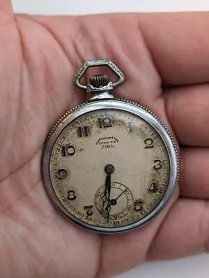 Vintage Invicta Ltd Pocketwatch - Winds Sets And Runs But No Guarantee  • £9.99