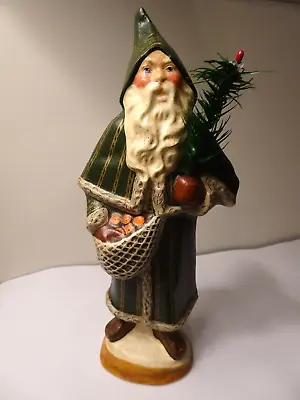$355 • Buy Vaillancourt Folk Art FATHER CHRISTMAS WITH POINTED HOOD 105G  1992  Figurine