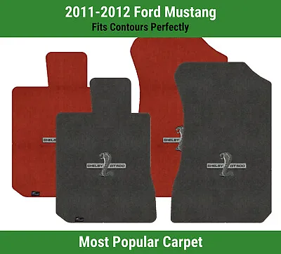 Lloyd Ultimat Front Mats For '11-12 Ford Mustang W/Silver Shelby Snake GT500 • $160.99