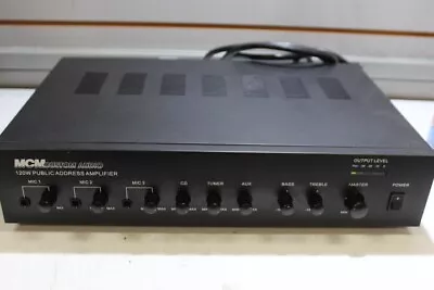 MCM Custom Audio 555-4935 PA MIXER AMPLIFIER 120W RMS SIX INPUT 8-OHM / 70V • $69