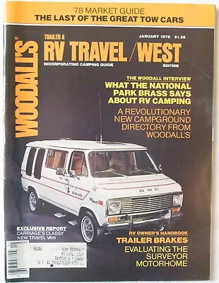 Vintage 1970s Woodall's Travel Trailer RV Motorhome Camping Van Magazine • $12.99