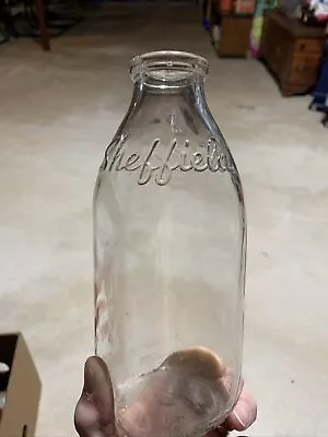 Vintage TSEQ SHEFFIELD SEALTEST DAIRY NY Advertising Milk Dairy Bottle. • $3