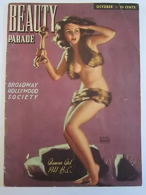 Beauty Parade Magazine V. 1 #1 Oct. 1941  GD  Earl Moran Cvr! Scarce 1st Issue! • $299