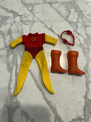 Original 1974 Mego Iron Man Boots Belt And Suit • $50