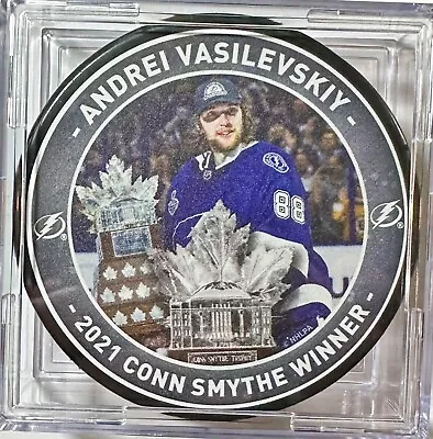 Andrei Vasilevskiy Conn Smythe Trophy Winner Puck • $9.99