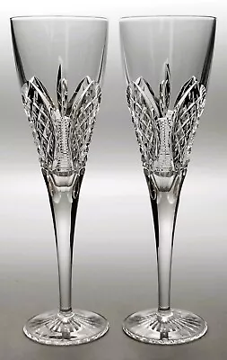 Pair Of Rare Edinburgh Crystal  Millenium  Champagne Flutes • £59.99