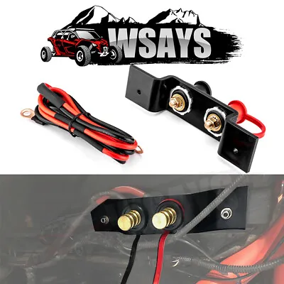 WSAYS Battery Terminals Relocation Kit For UTV Polaris RZR Can-Am X3 Jeep Truck • $42.99