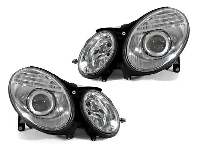 DEPO Chrome AMG Style Projector Headlight Set For 03-06 Mercedes W211 E Class • $179.99