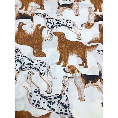 1 Yard 1991 Vintage Joe Boxer Dog Print Cotton Fabric • $12.99