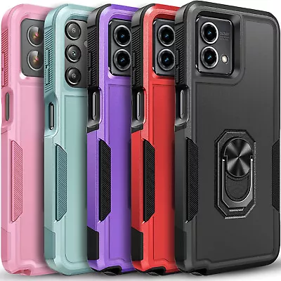For Motorola Moto G Play 2024/G Power 5G Phone Case Cover Stand + Tempered Glass • $7.99