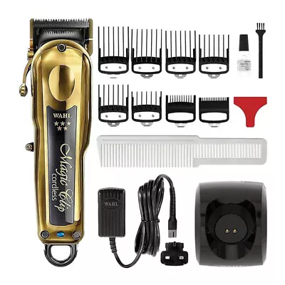 Barbershop Wahl 5-Star GOLD Series Cordless Magic Professional Hair Clipper AU • $94.99