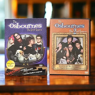 $18.51 • Buy The Osbournes Season 1 & 2 DVD 2x2-Disc Sets W/ Inserts Region 1 Uncensored Ozzy