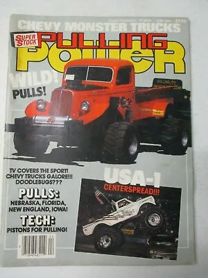 Pulling Power Magazine April 1985 Vol 4 No 16 Super Stock Racing Monster Trucks • $59.95