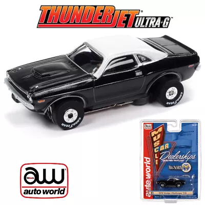 Auto World Thunderjet Mr. Norm's 1970 Dodge Challenger T/A Black B HO Slot Car • $33.99