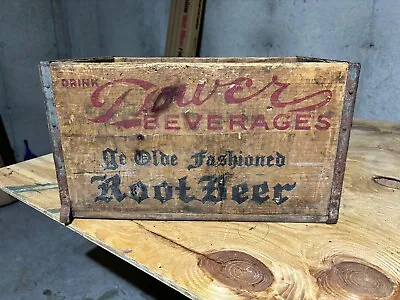 Vintage Tower Beverages Wooden Root Beer Crate-Prospect Hill Brewing • $120