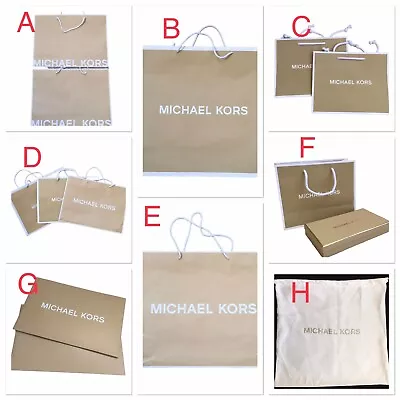 MICHAEL KORS Authentic Empty Gift Box  Shopping Bag Dust Bag ( Pick Size ) • $10.95