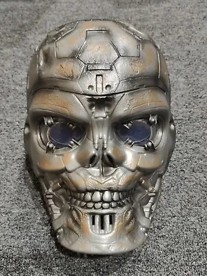 Terminator Salvation T-600 Voice N Vision Mask Voice Changer & Light Up Eyes • $22.80