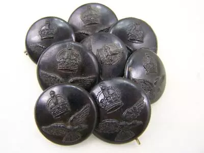 8 Vintage RAF RAAF Bakelite Uniform Tunic Buttons                           3568 • $39.95