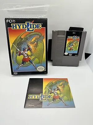 Hydlide - Nintendo NES - Complete CIB Near Mint! • $79.99