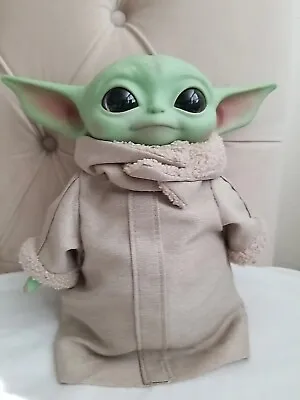 Baby Yoda Star Wars The Mandalorian Force Awakens 8” Plush ThickPlasticHeadHands • $24.95