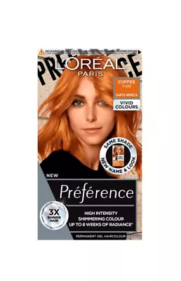 L'OREAL Hair Colourants Preference Vivids Copper 7.43 • £7.99