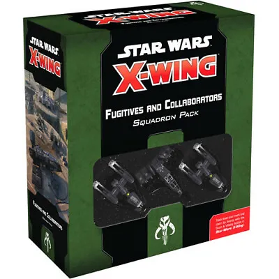 Fugitives And Collaborators Squadron Expansion Star Wars: X-Wing 2.0 FFG NIB • $42.39