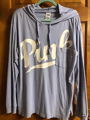 EUC Victoria's Secret Pink Brand Hoodie Large • $11.99