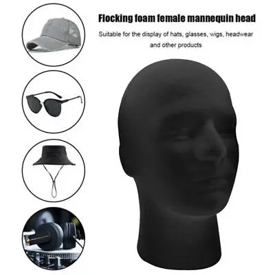 Practical Male Foam Mannequin Head Model Hat Wig Glasses Display Stand Rack A+ • $4.82