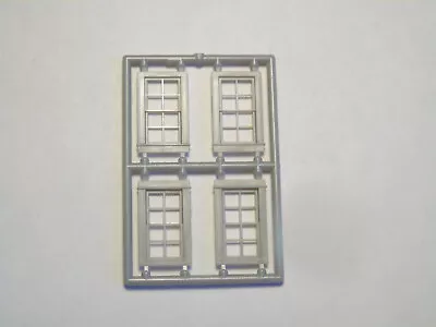 Vintage HO Grandt Line #5030 8 Pane Double Hung Scale Window  2 Sprues Of 4 • $2.50