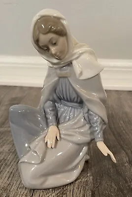 NAO LLADRO Daisa Figurine VIRGIN MARY Nativity Made In Spain Replacement • $64