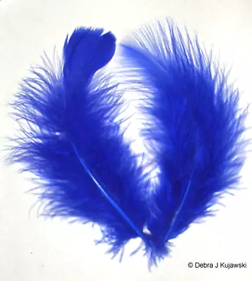 Quality Marabou Feathers ROYAL BLUE Fluffy 3-8  L 7 Grams Approx 35 Ct • $3.15