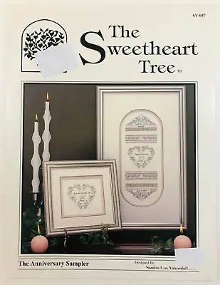Sweetheart Tree THE ANNIVERSARY SAMPLER Cross & Specialty Stitch Pattern VTG • $10.60