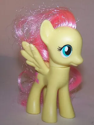My Little Pony Fluttershy G4 3  Hasbro Figure - MLP - Yellow Pink • $11.99