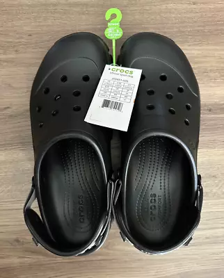 ⭐️NWT⭐️ Crocs Offroad Sport Clogs Mens Size 10 Black 202651-02S • $41.98